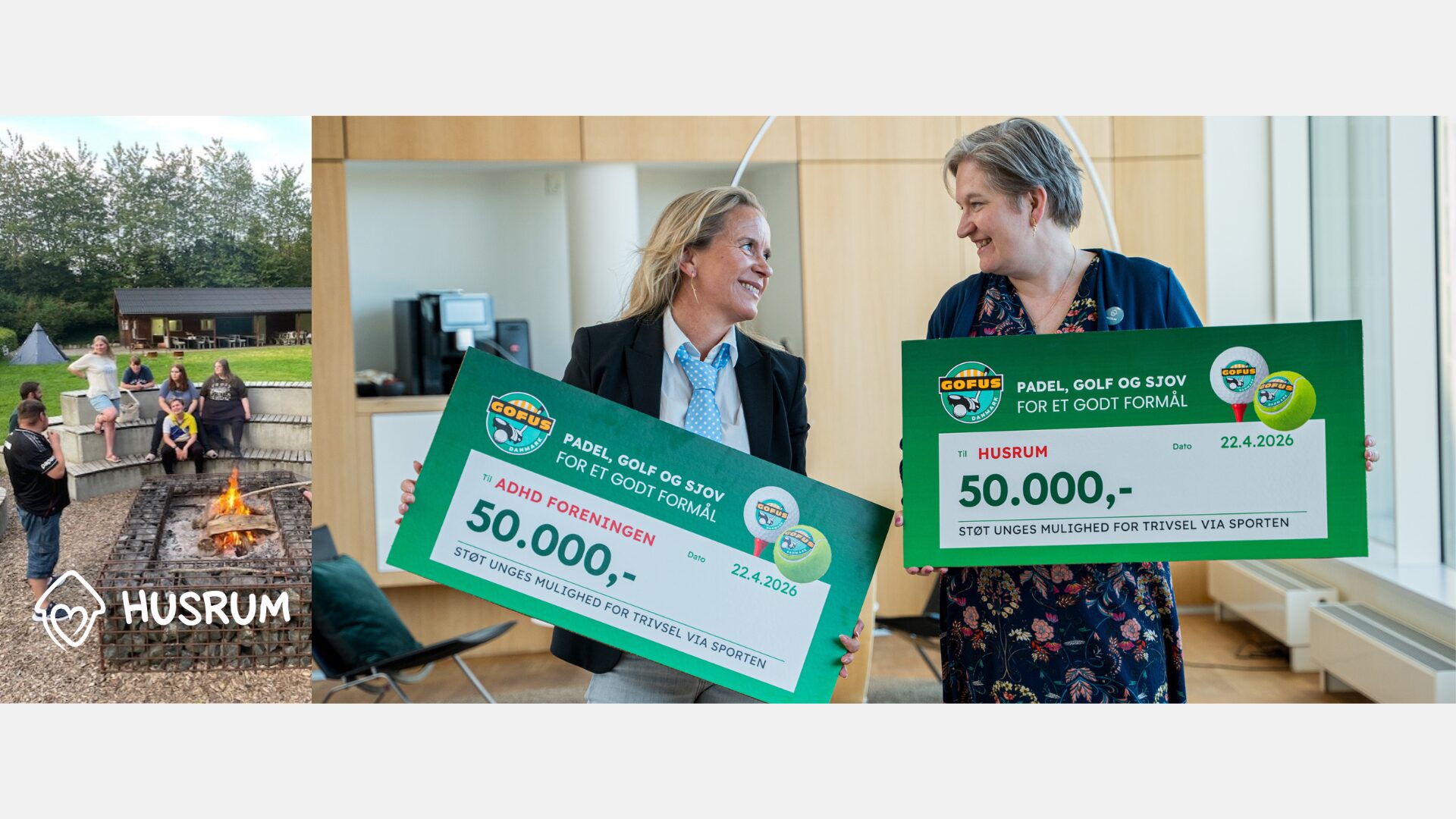 Billede af Marie Nyegaard fra HUSRUM og Camilla Louise Ganzhorn fra ADHAD-foreningen