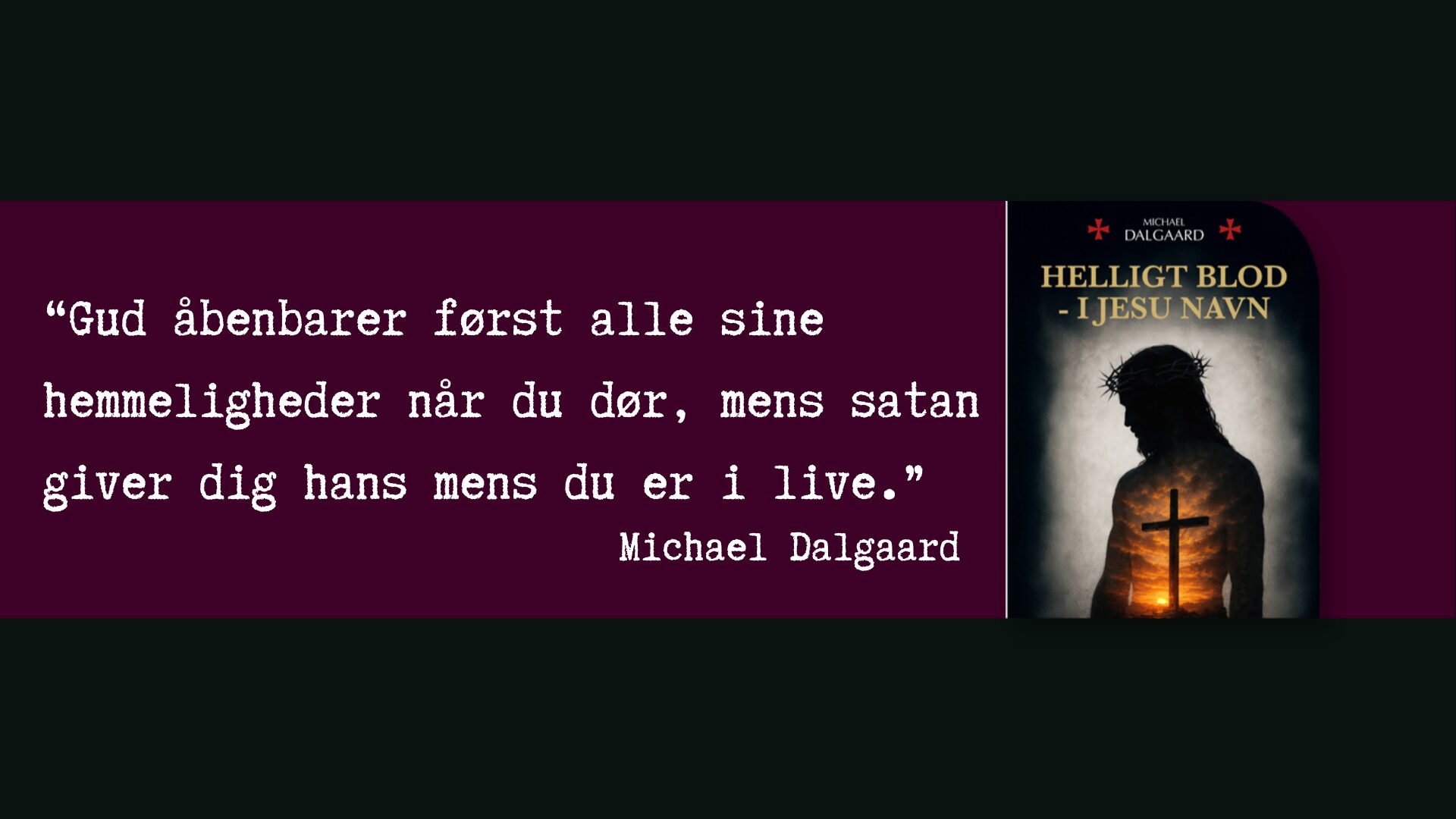 Header: Helligt blod - i jesu navn